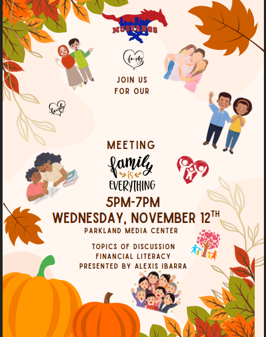 JOIN US for our Title 1 Meeting in our Media Center on Wed., November 12th  from 5-7 PM.
