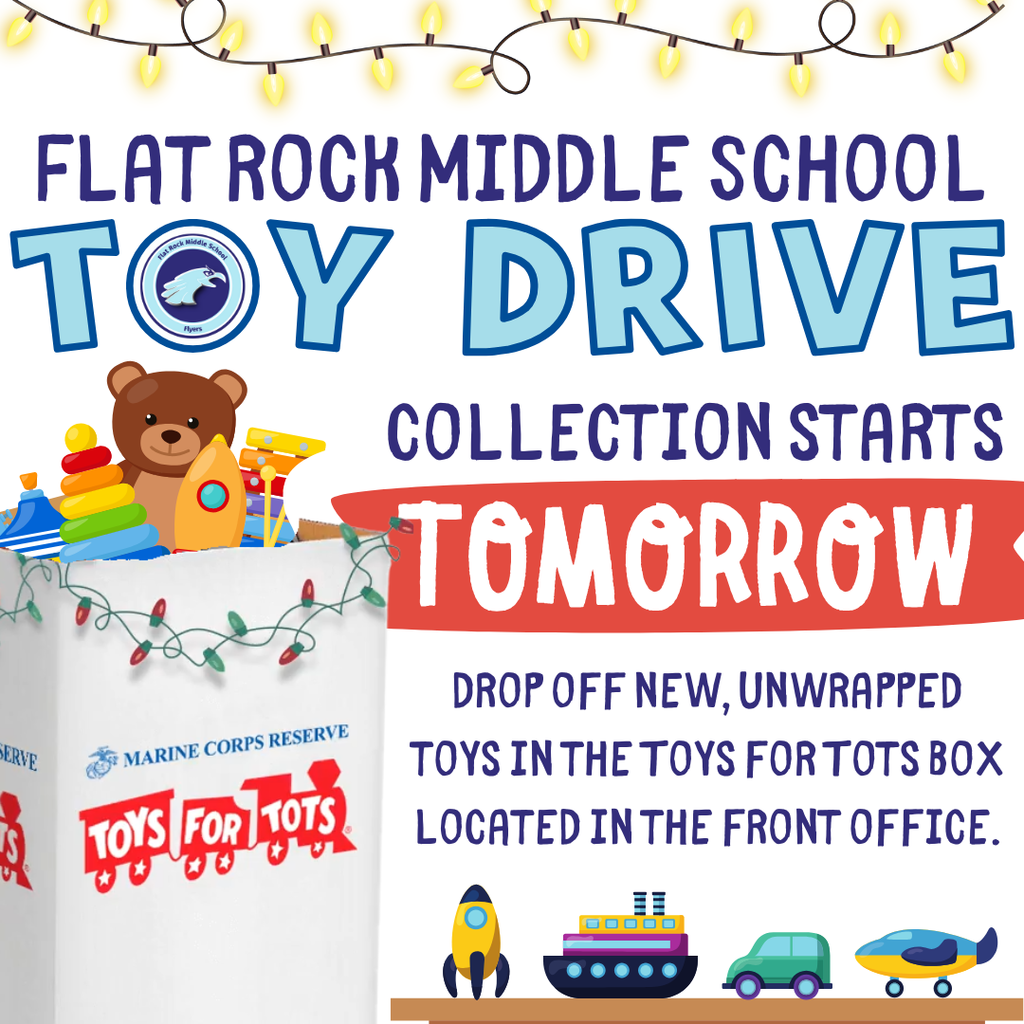 toy drive starts tomorrow