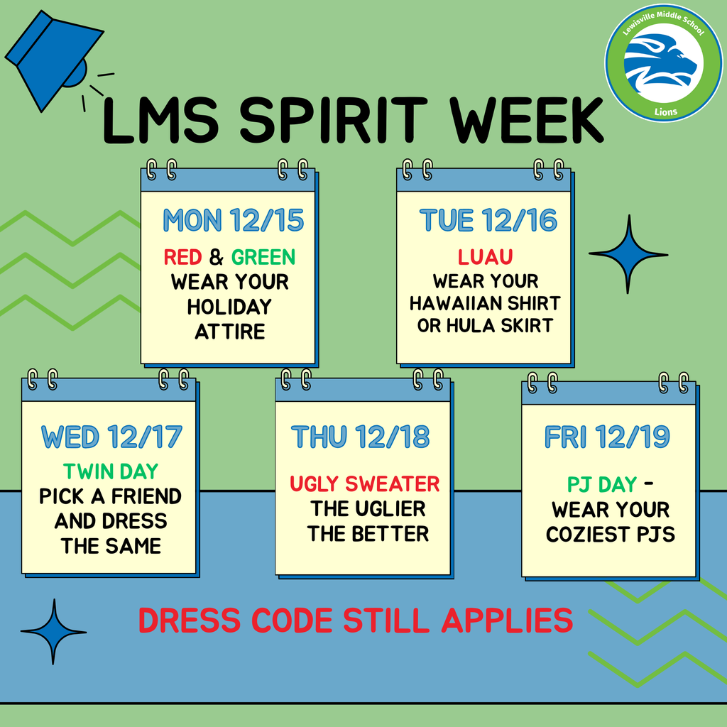 Dec spirit weeks