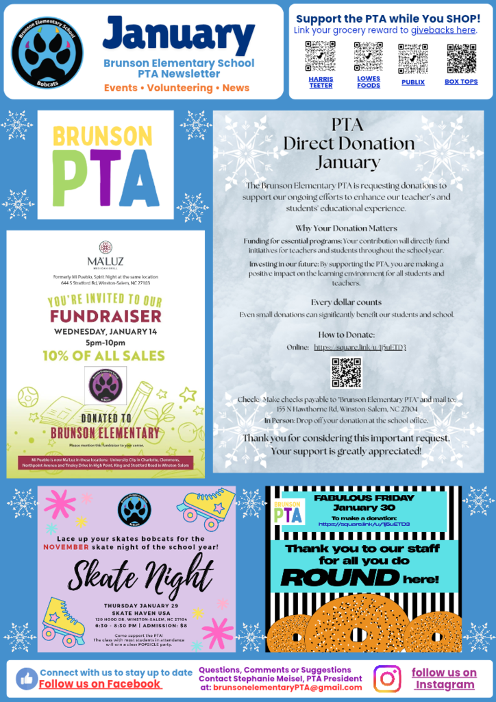 January PTA Newsletter