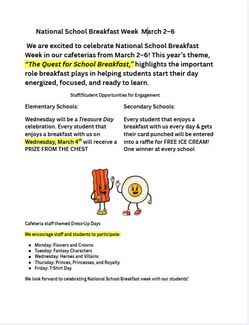 The Quest for School Breakfast