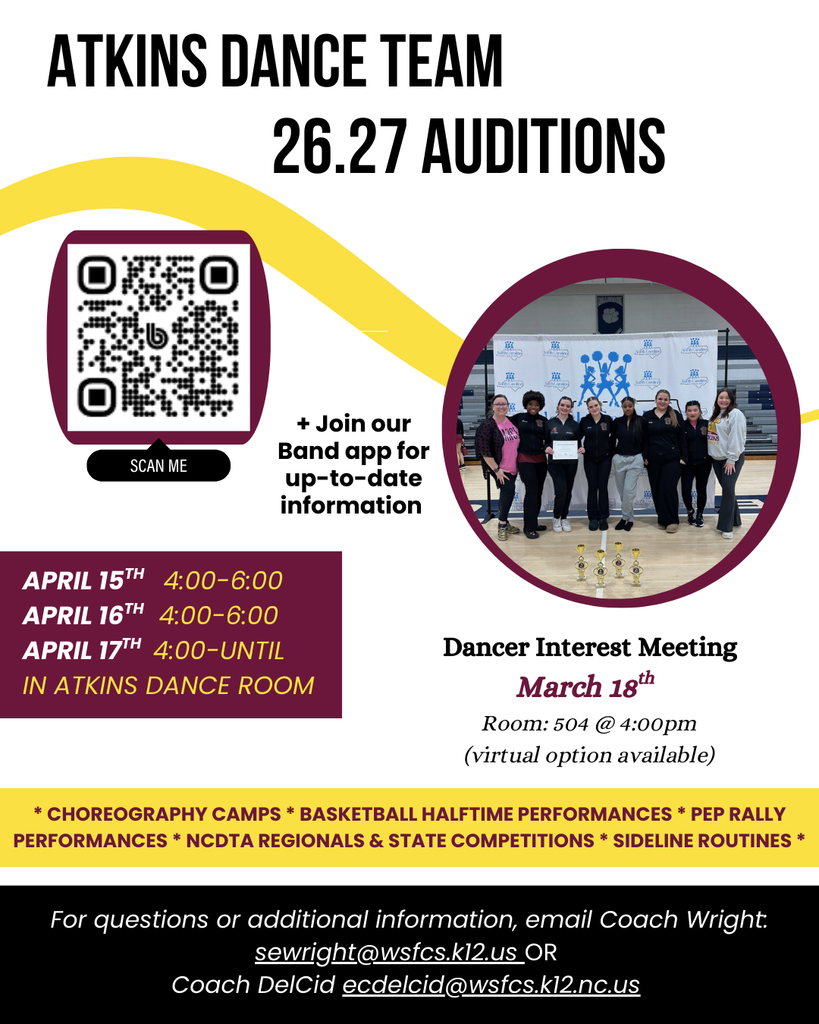 Atkins Dance Team Auditions 