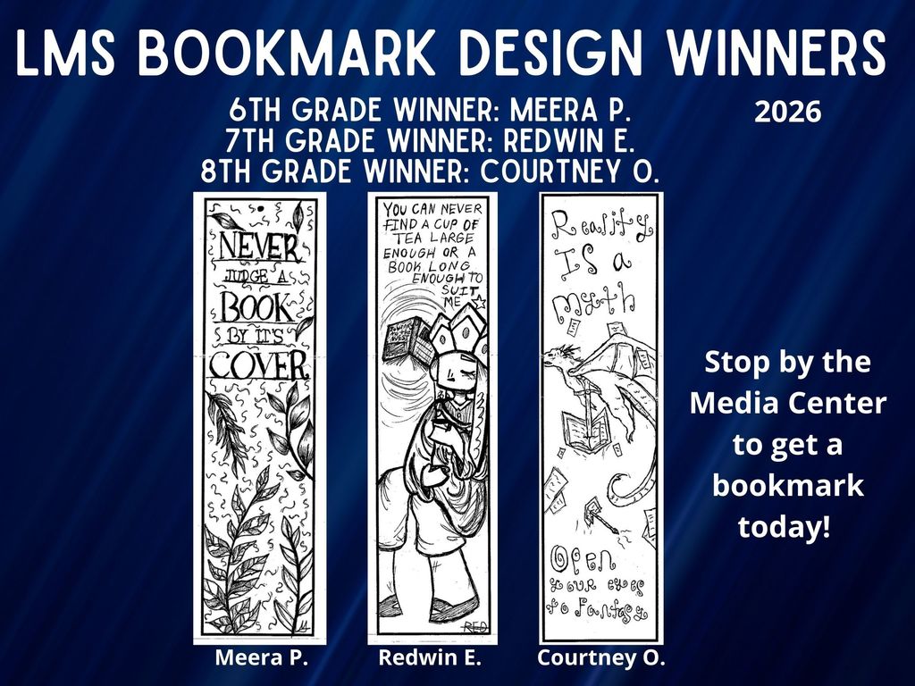 2026 bookmark design contest winners