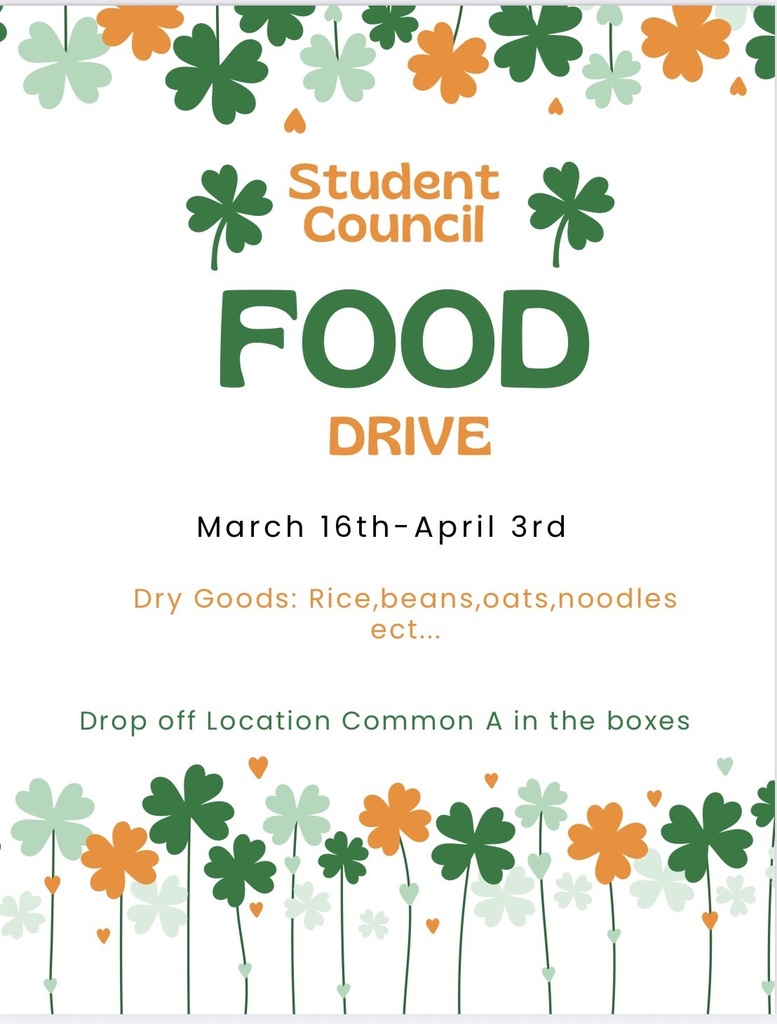 Student Council Food Drive