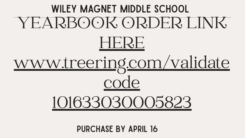 Yearbook order
