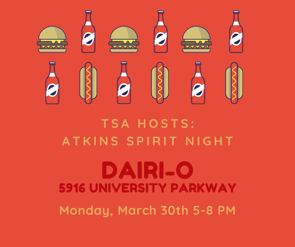 TSA Spirit Night at University Dairi-O