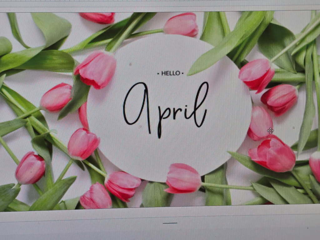 April newsletter Cover