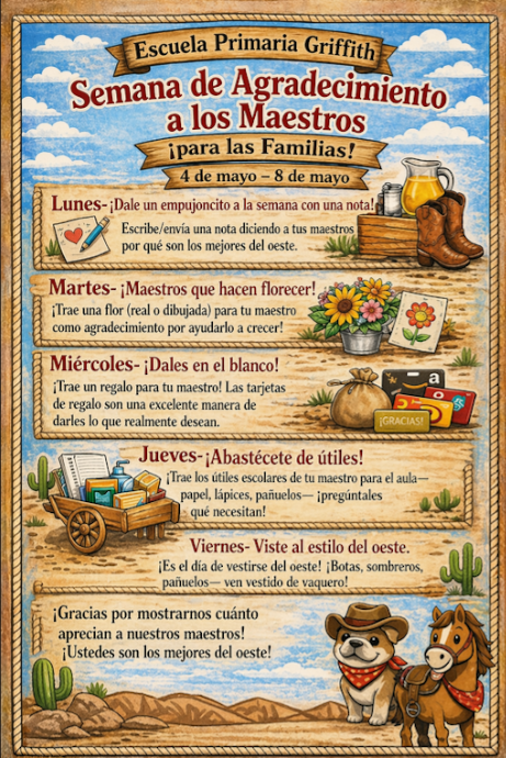 Teacher Appreciation Spanish