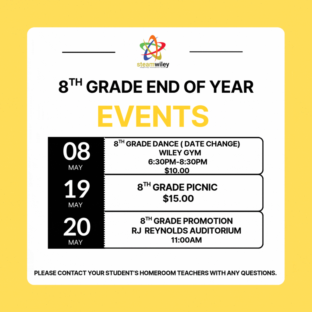 8th Grade EOY Events 