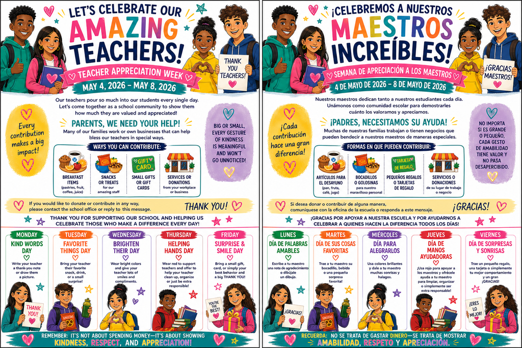 Teacher Appreciation Flyer ai