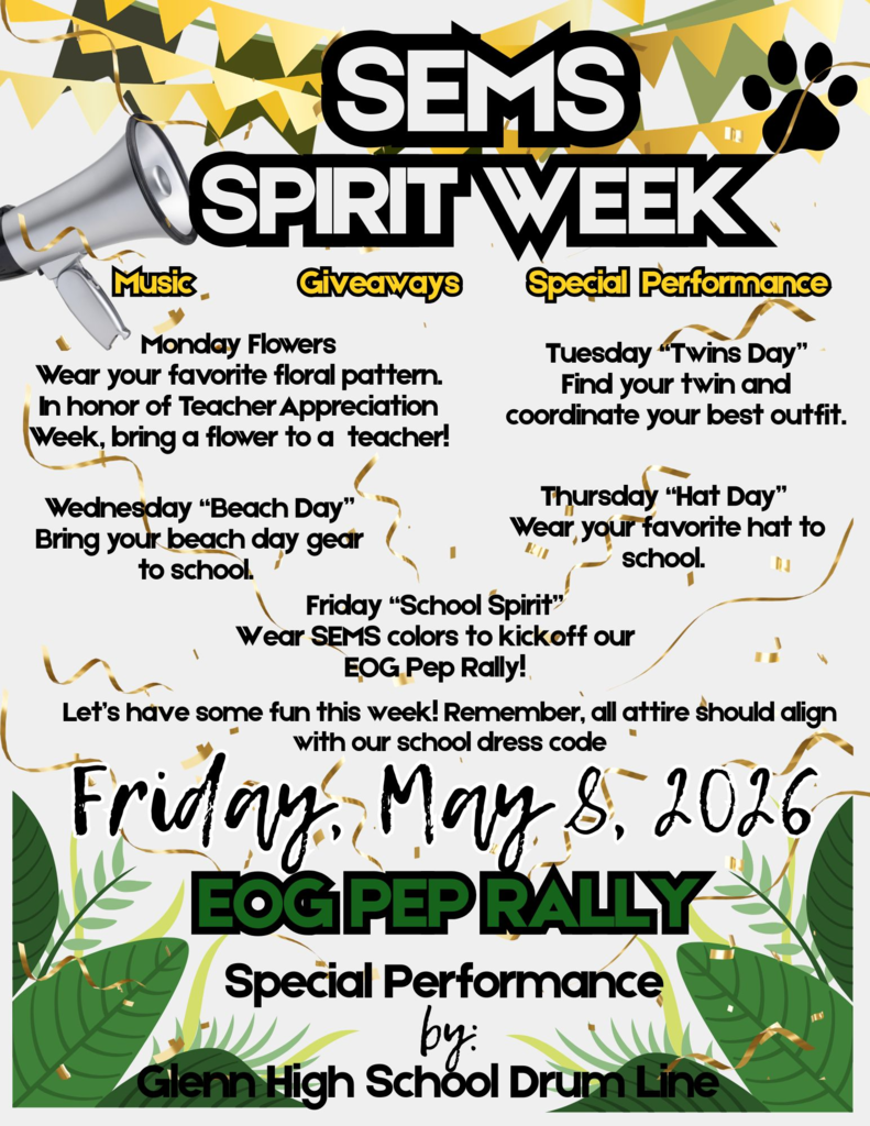 SEMS EOG Spirit Week