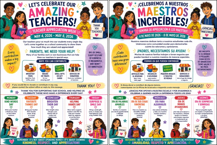 teacher appreciation week