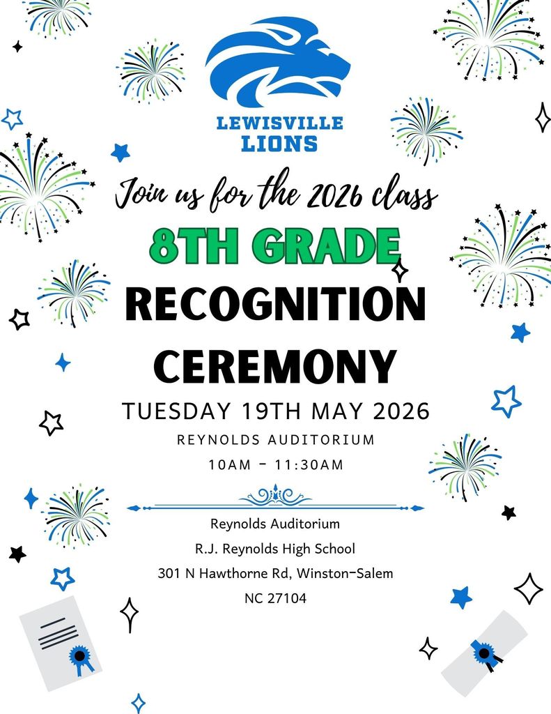 8th grade recognition ceremony