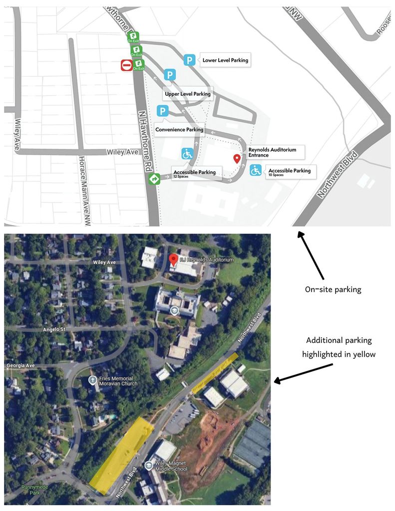 8th grade recognition ceremony - map