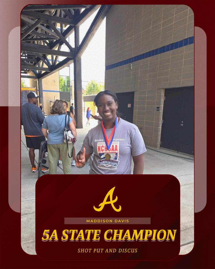 Shot Put and Discuss 5A State Champion