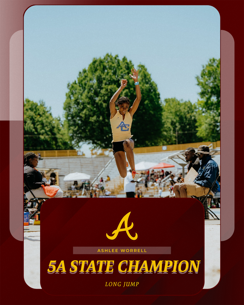 Long Jump 5A State Champion