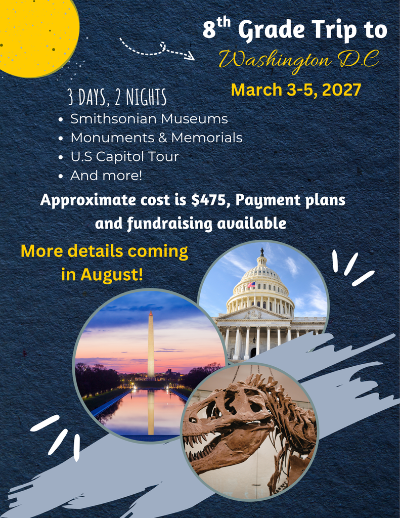 8th Grade Trip 26-27