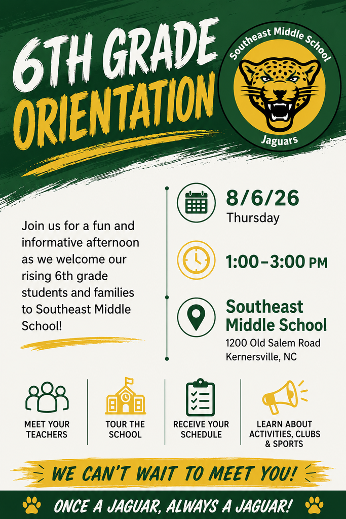 6th Grade Orientation Flyer