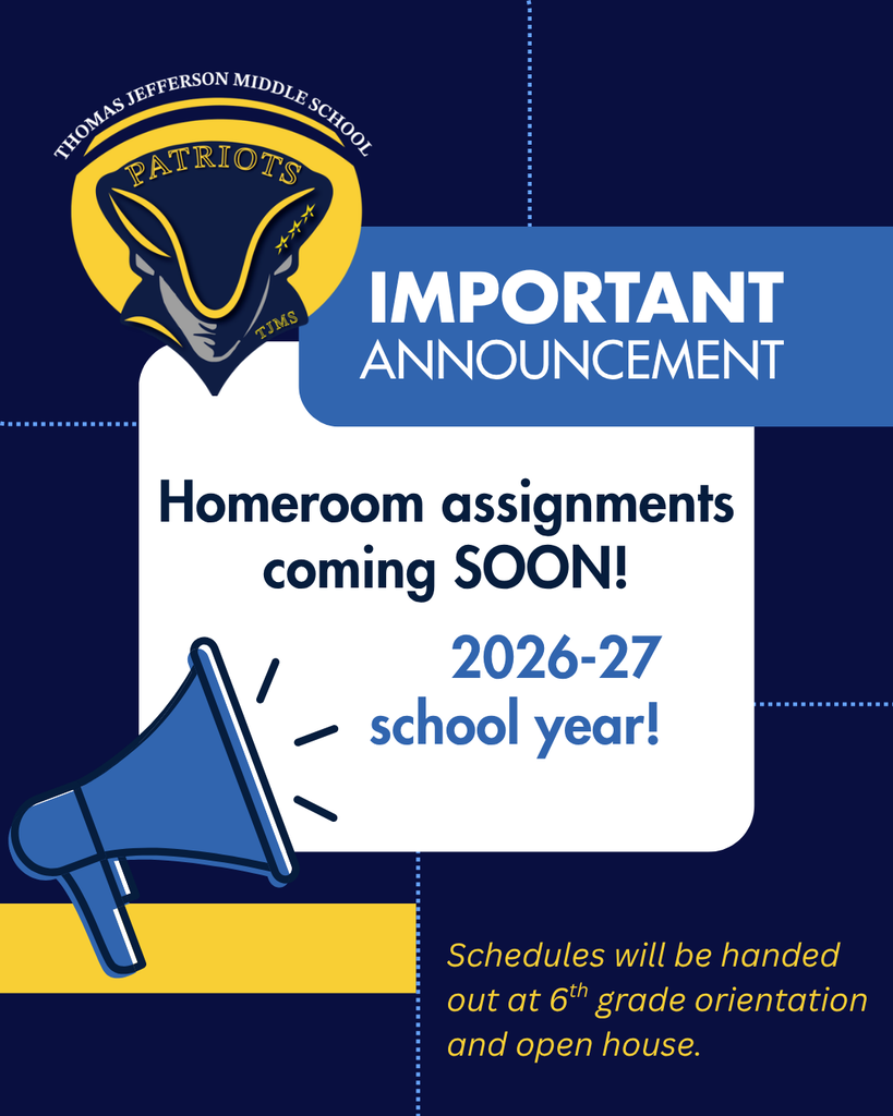 Homeroom assignments coming SOON!
