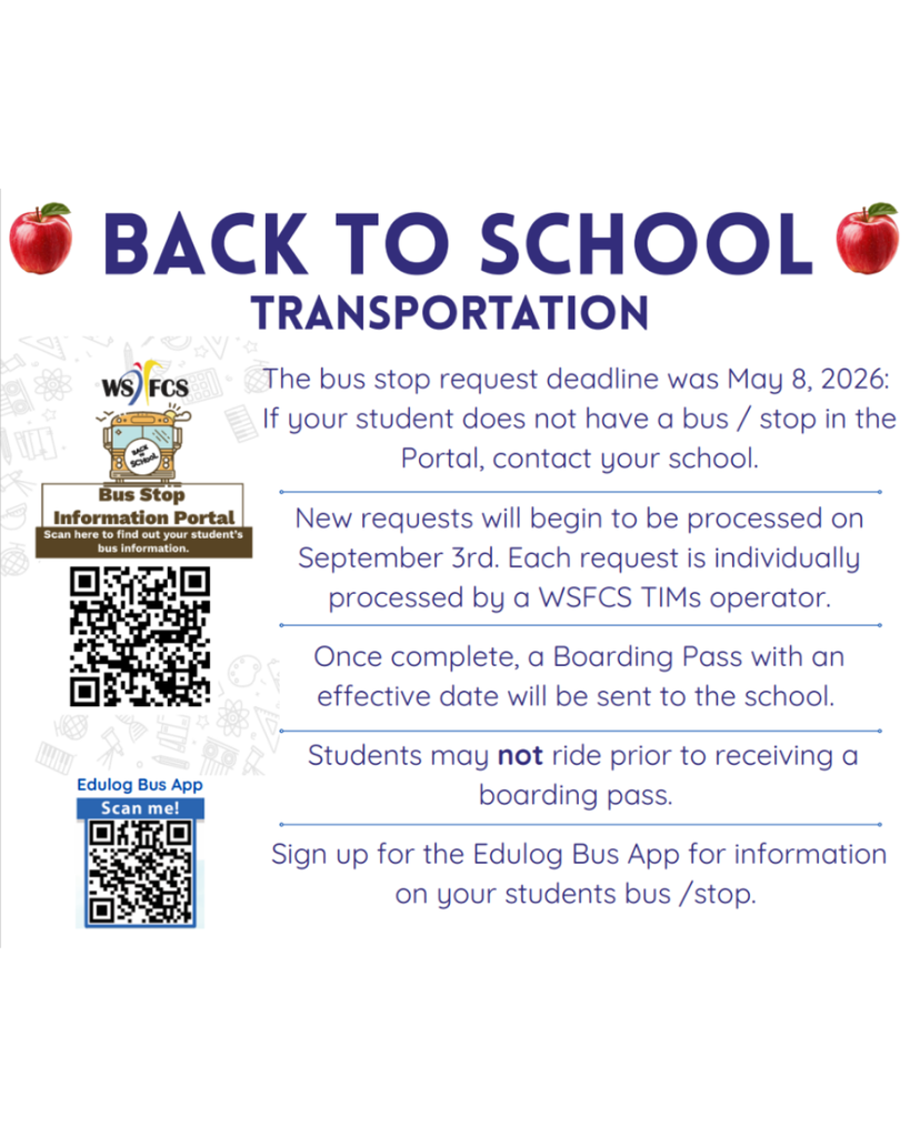 Back to School Transportation English