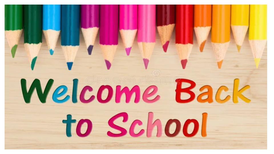 Welcome to a new school year
