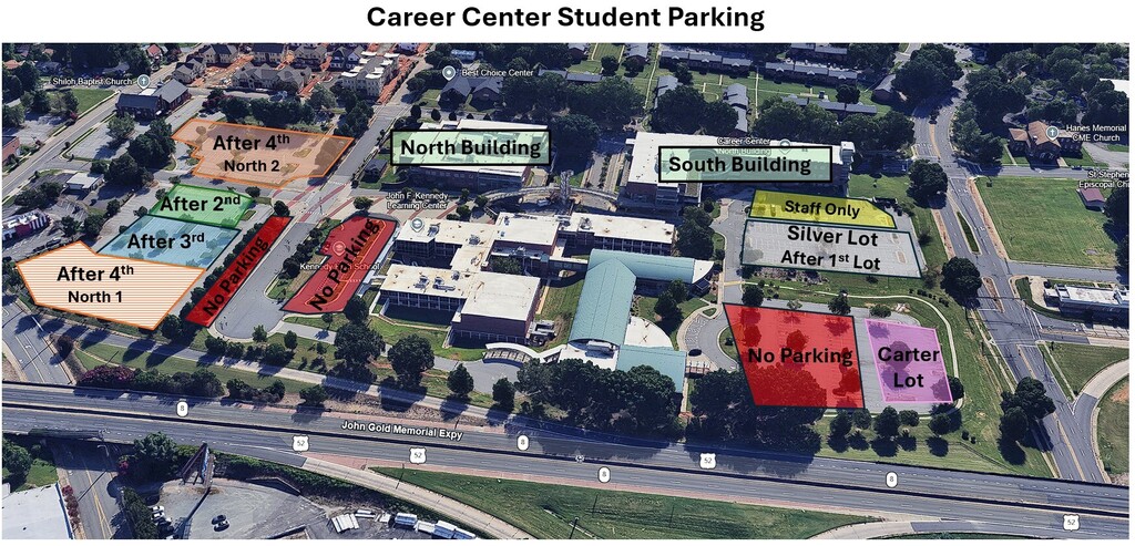 2026 Student Parking Map