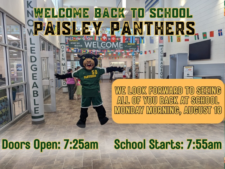 welcome back paisley