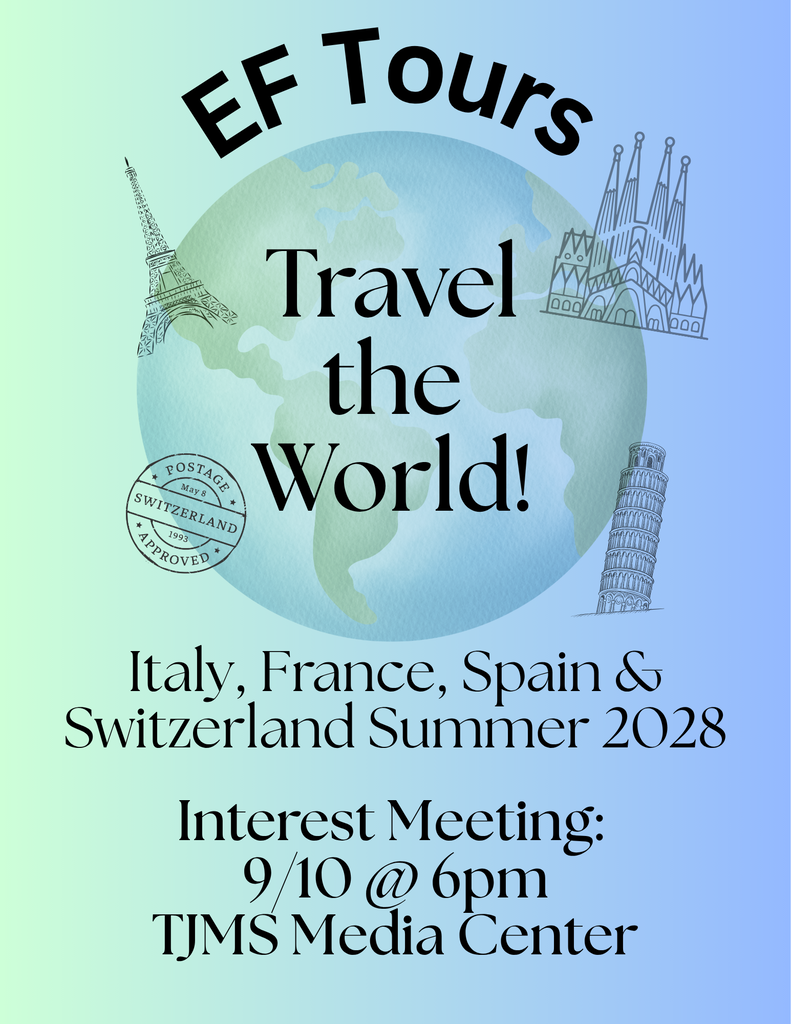 EF Tour Meeting 9/10 @ 6 pm