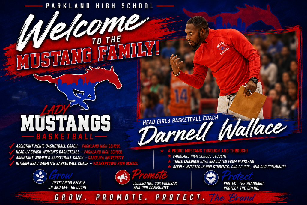 Welcome to the Mustang Famliy - Head Girl's Basketball Coach Darnell Wallace!