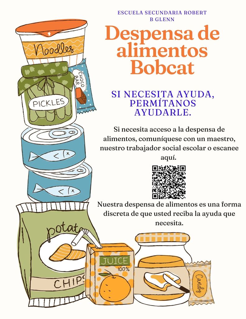 Bobcat Food pantry Spanish
