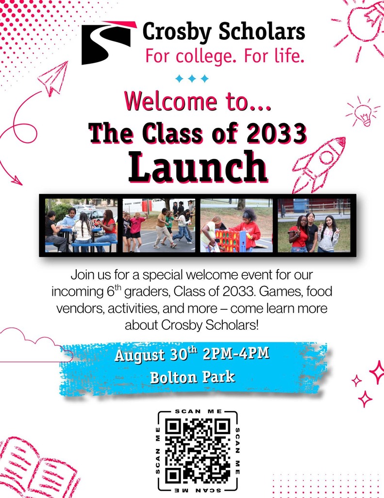 Crosby Scholars Launch for Class of 2033 - 6th Graders