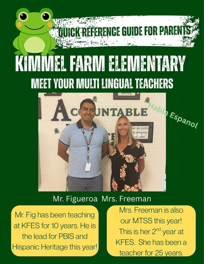 Welcome to Kimmel Farm Elementary School! 