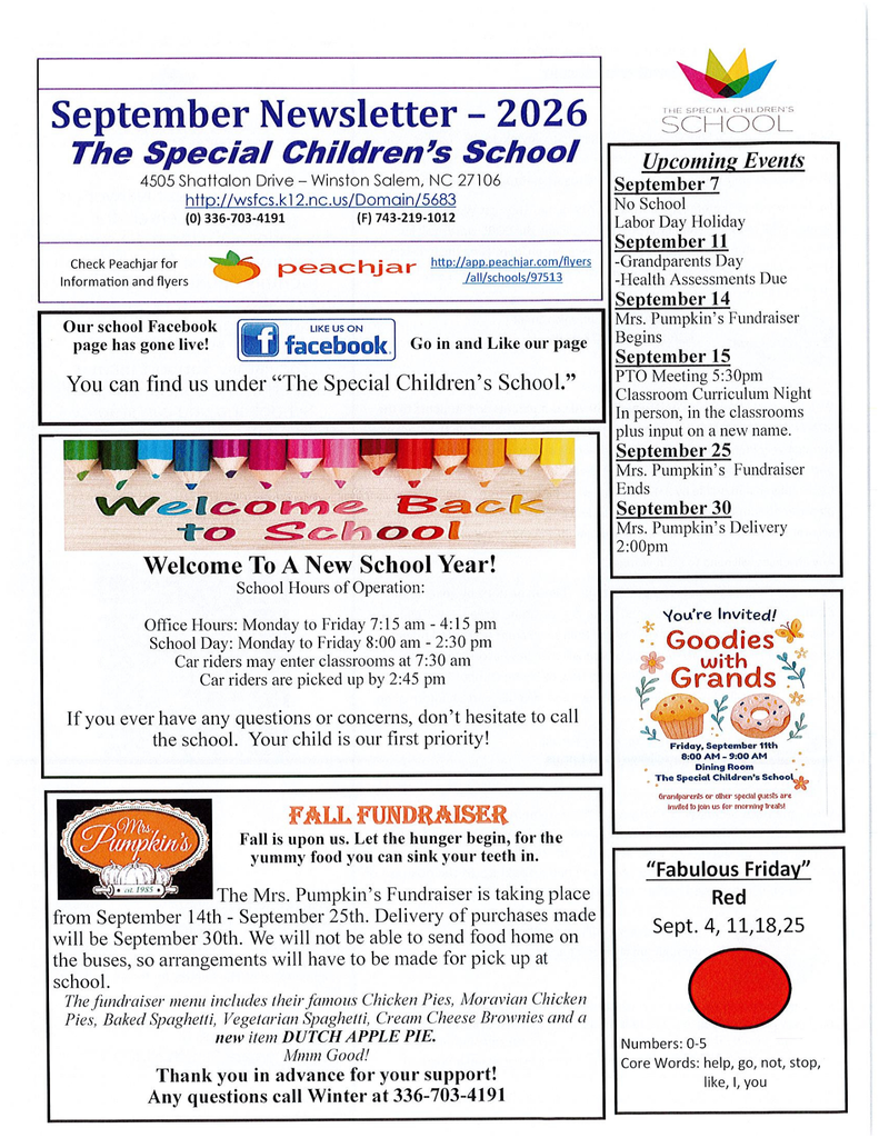 September's newsletter pg. 1