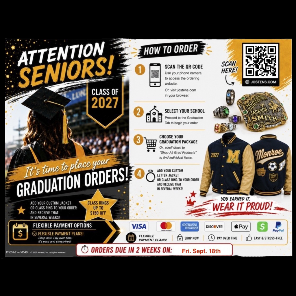 Senior Graduation Orders