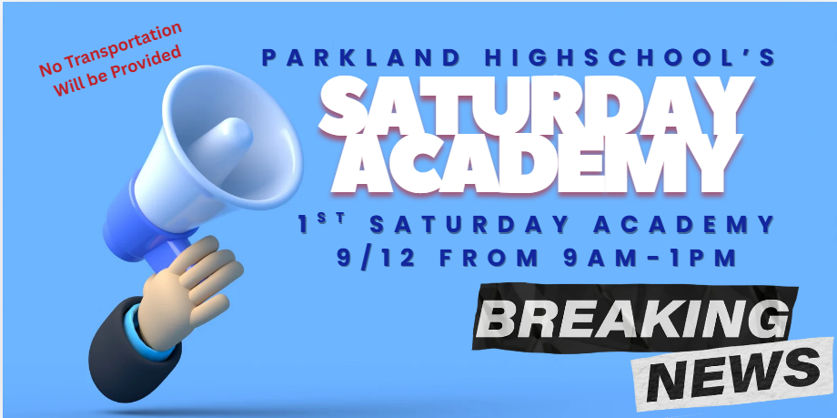 SATURDAY ACADEMY 09/12 - 9AM to 1PM