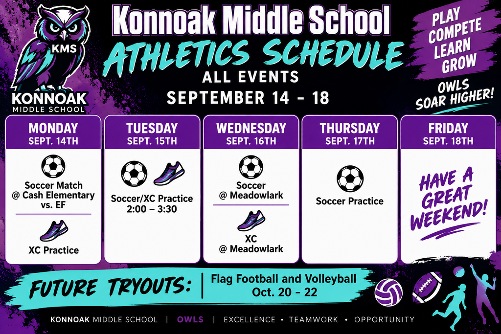 Konnoak Middle School Sports