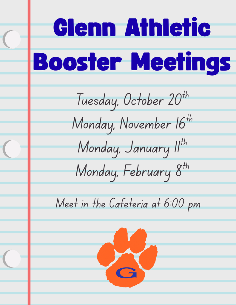 Athletic Booster Dates