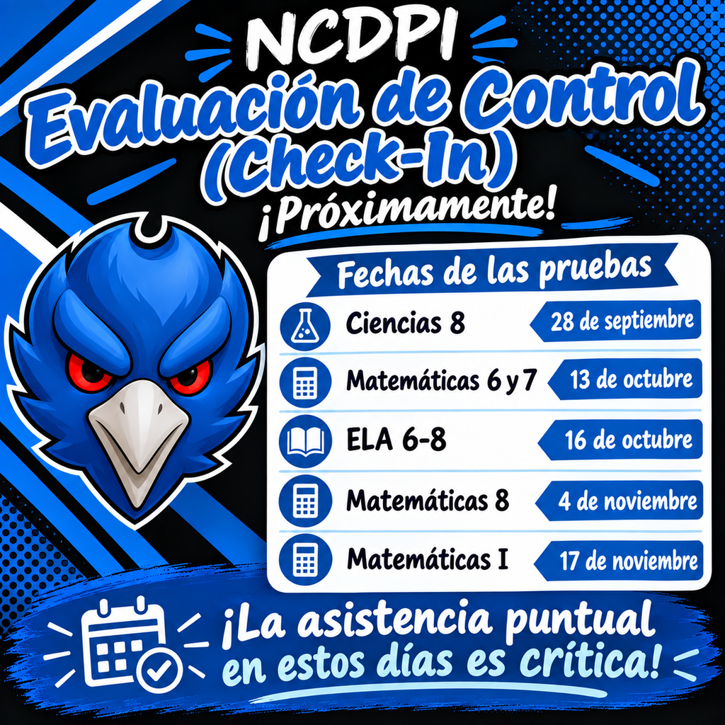 First Round of Check-In Testing Dates in Spanish
