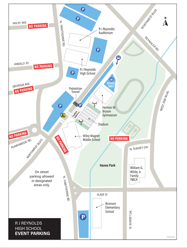 RJR Parking Map