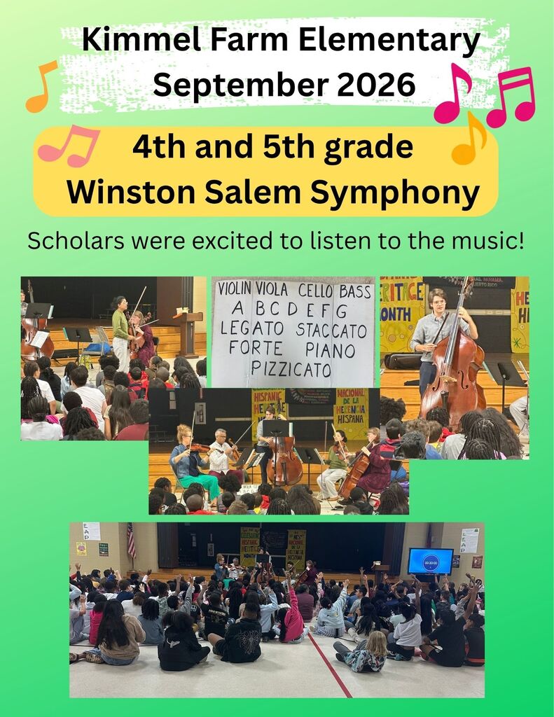Thank you to the Winston Salem Symphony for sharing your music today!