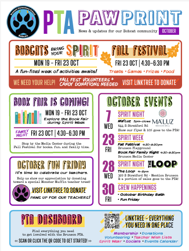 PTA October Newsletter