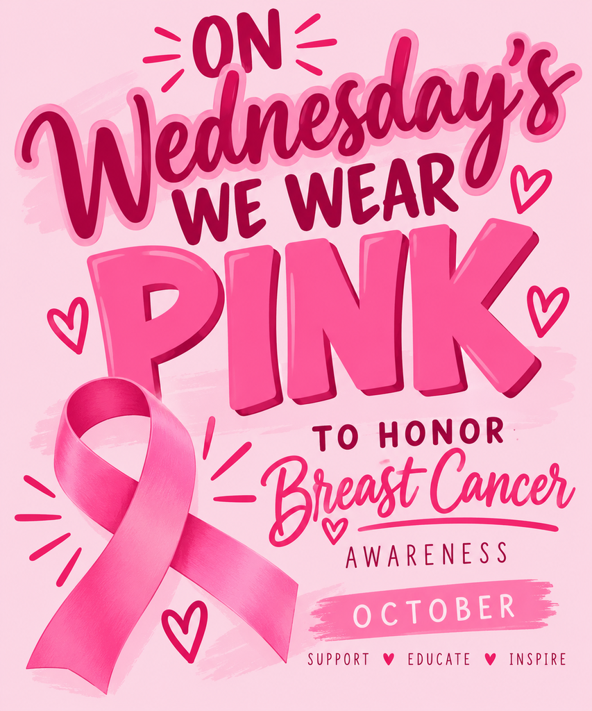 On Wednesday's We Wear Pink