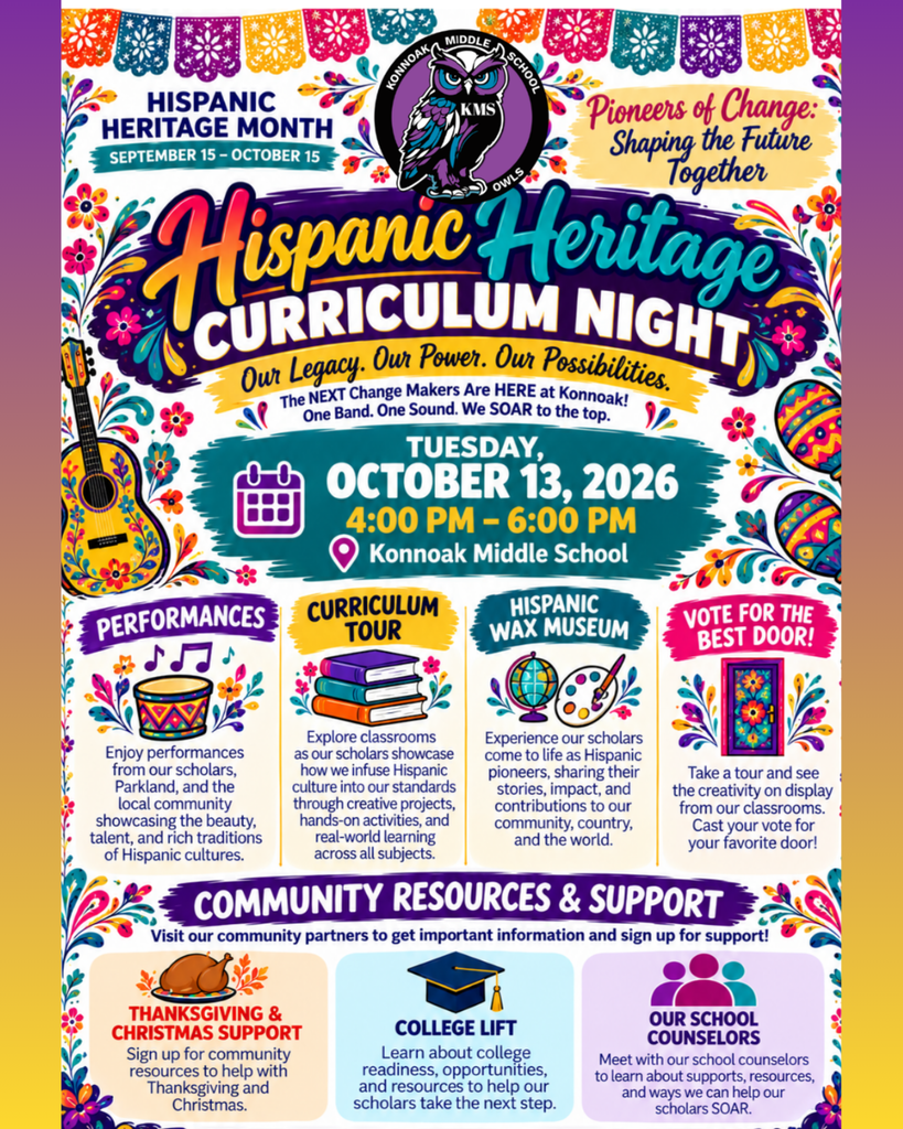 Konnoak Curriculum Night 