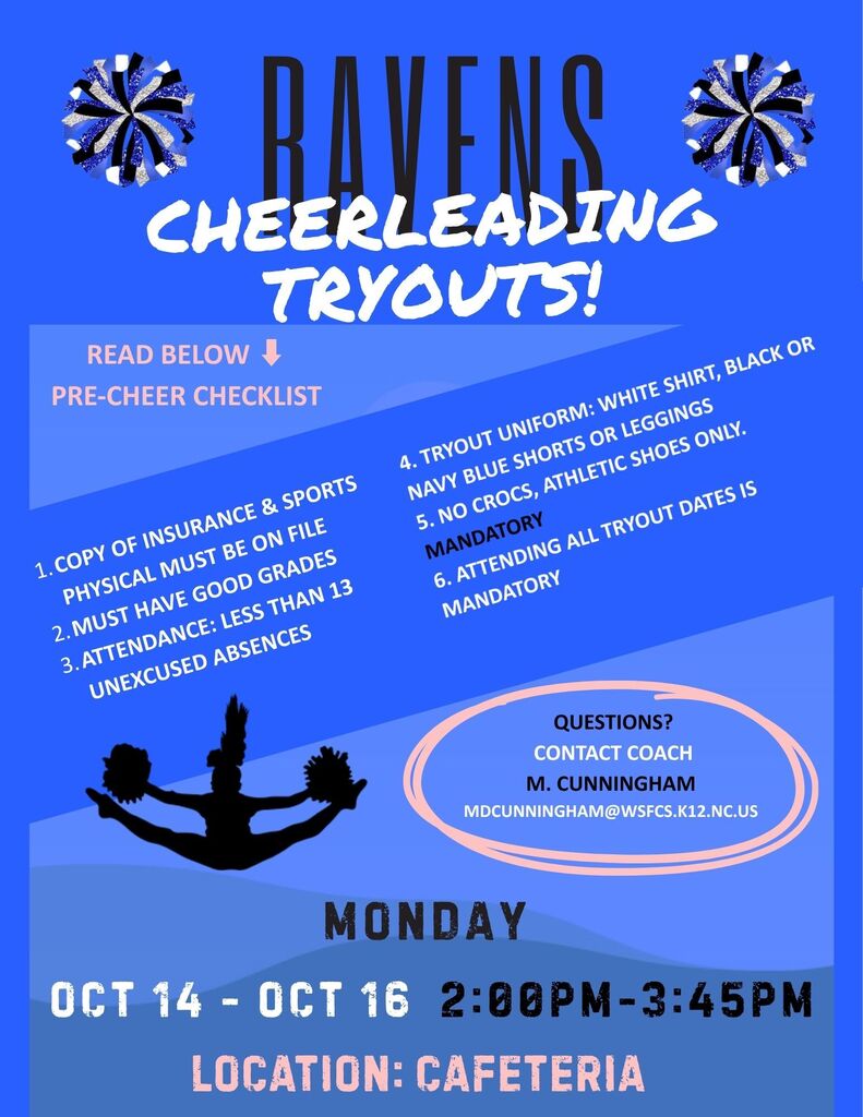 Cheerleading Tryout Flyer