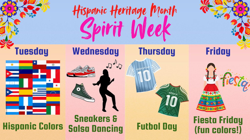 Hispanic Heritage Spirit Week 