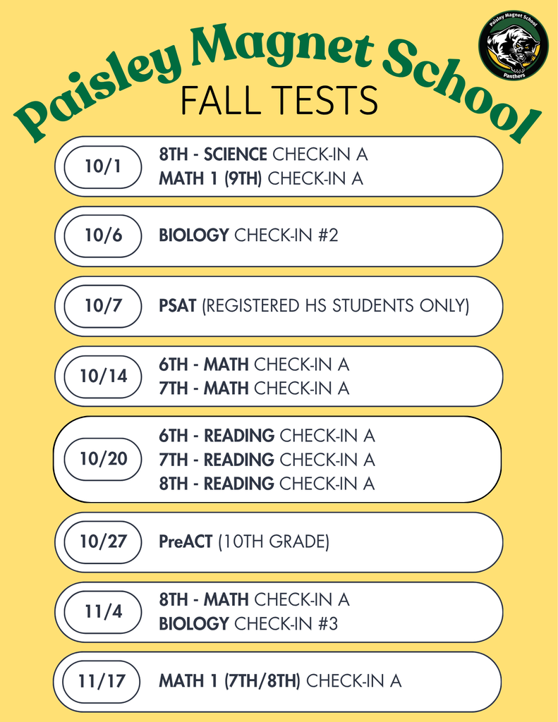 Fall Testing