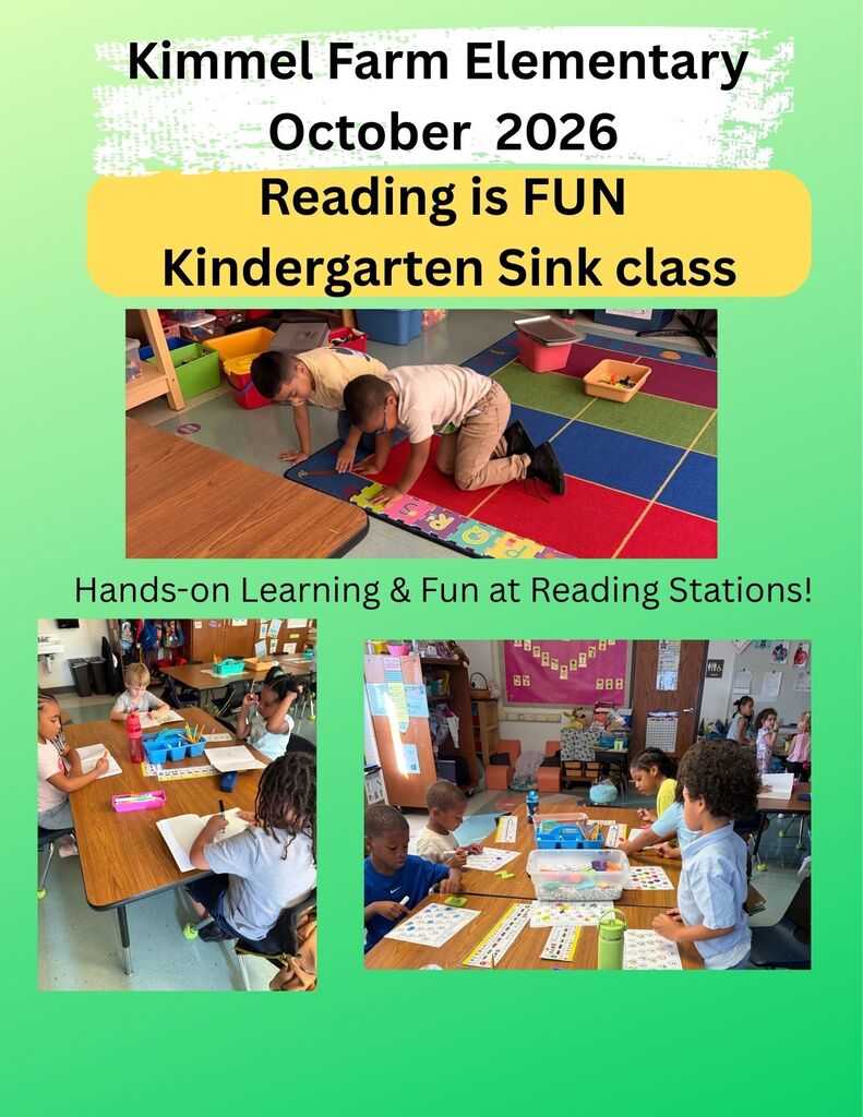 Kindergarten Reading Stations FALL 2026