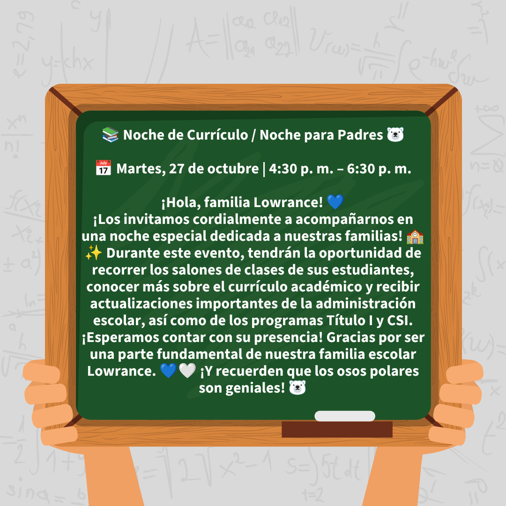 flyer for parent night in spanish