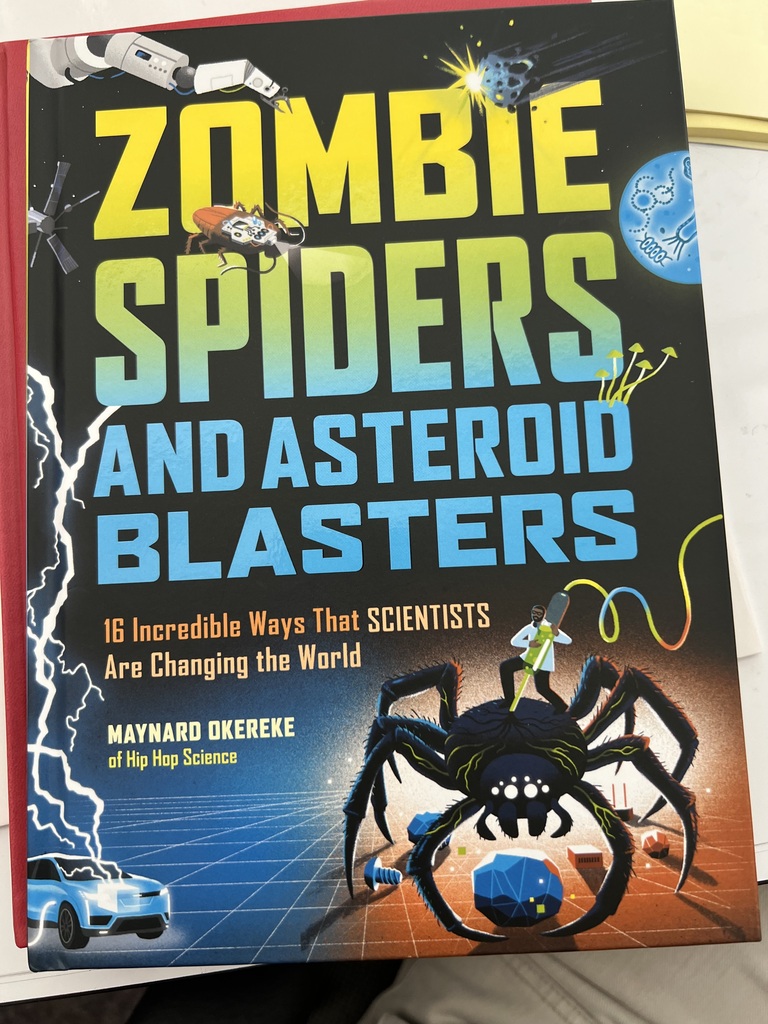 zombie spiders and asteroid blasters book