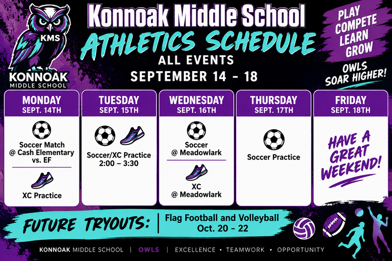 Konnoak Middle School Weekly Update